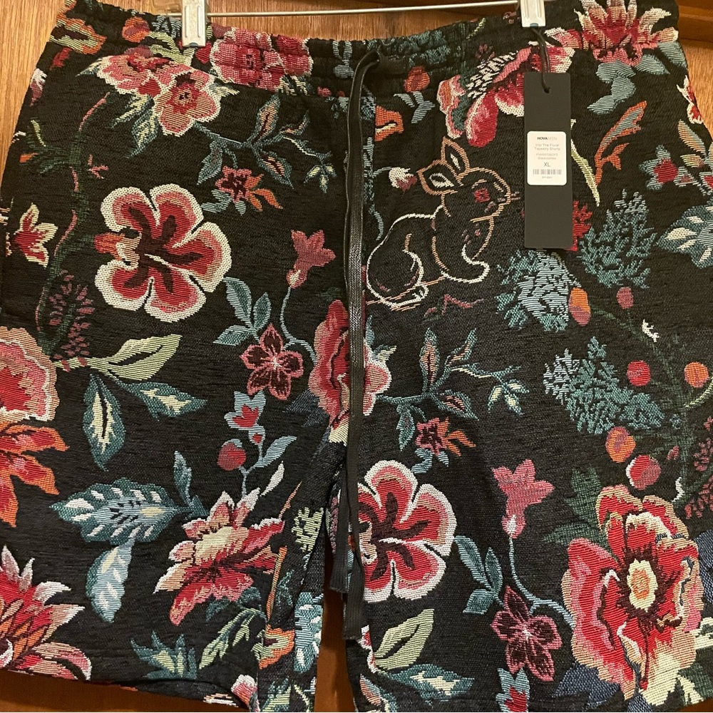 Men’s Floral Tapestry Shorts